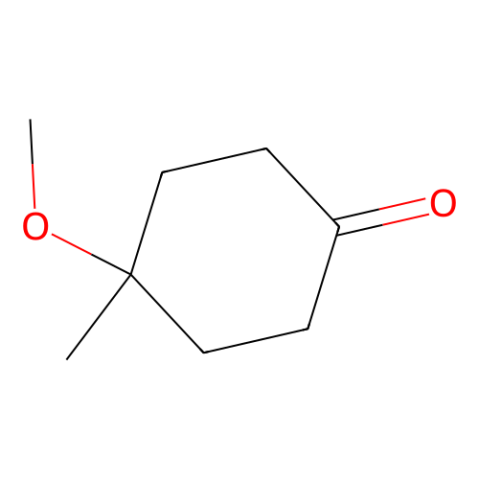 4-methoxy-4-methylcyclohexan-1-one结构式