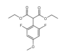 diethyl 2-(2,6-difluoro-4-methoxyphenyl)malonate Structure