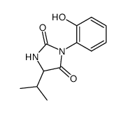 3-(2-hydroxy-phenyl)-5-isopropyl-imidazolidine-2,4-dione Structure