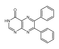 6,7-diphenylpteridin-4-one Structure