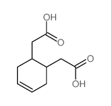 4-Cyclohexene-1,2-diaceticacid, (1R,2S)-rel-结构式