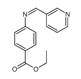 ethyl 4-(pyridin-3-ylmethylideneamino)benzoate Structure