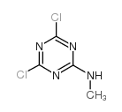 1,3,5-Triazin-2-amine,4,6-dichloro-N-methyl- Structure