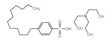 十二烷基苯磺酸三乙醇胺盐结构式