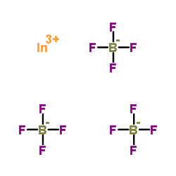 Indium tritetrafluoroborate Structure