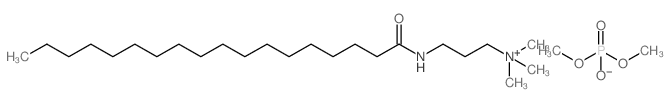 N,N,N-TRIMETHYL-3-STEARAMIDOPROPAN-1-AMINIUM DIMETHYL PHOSPHATE Structure