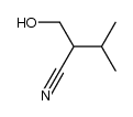 2-Cyano-3-methylbutan-1-ol Structure