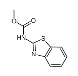 Carbamic acid, 2-benzothiazolyl-, methyl ester (9CI) Structure