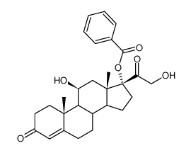 Benzodrocortisone Structure