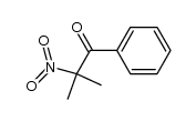 2,2-dimethyl-2-nitro-1-phenyl-1-ethanone结构式