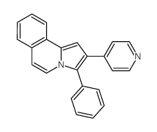 2-(4-Pyridyl)-3-phenylpyrrolo<2,1-a>isochinolin Structure