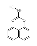 Carbamic acid,hydroxy-, 1-naphthalenyl ester (9CI) structure