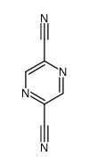 吡嗪-2,5-二甲腈结构式