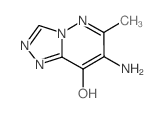 4-amino-3-methyl-1,2,7,8-tetrazabicyclo[4.3.0]nona-3,6,8-trien-5-one structure