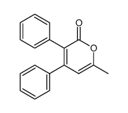 6-methyl-3,4-diphenyl-2H-pyran-2-one结构式