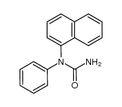 1-(1-naphthyl)-1-phenylurea Structure