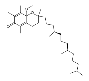 8a-methoxy-α-tocopherone Structure