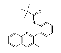 2,3-dimethyl-N-(2-(3-fluoroquinol-2-yl)phenyl)propanamide结构式