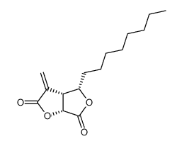 (1R,4S,5R)-6-methylidene-4-octyl-3,8-dioxabicyclo[3.3.0]octane-2,7-dione structure