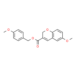 4-Methoxybenzyl 6-methoxy-2H-chromene-3-carboxylate Structure