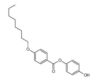 (4-hydroxyphenyl) 4-octoxybenzoate Structure
