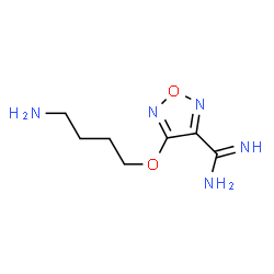 1,2,5-Oxadiazole-3-carboximidamide,4-amino-N-butoxy-(9CI)结构式