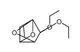 3,7-Dioxatetracyclo[3.2.1.11,6.02,4]nonane,8,8-diethoxy-(9CI)结构式