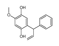 5-Methoxy-2-(1-phenyl-2-propenyl)hydroquinone结构式