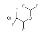 1-chloro-2-(difluoromethoxy)-1,1,2-trifluoroethane结构式