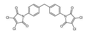 3,4,3',4'-tetrachloro-1,1'-(4,4'-methanediyl-diphenyl)-bis-pyrrole-2,5-dione Structure