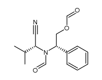 (S)-2-(N-((R)-1-cyano-2-methylpropyl)formamido)-2-phenylethyl formate Structure