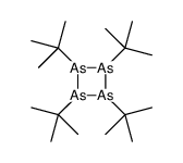 1,2,3,4-tetratert-butyltetraarsetane Structure