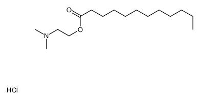 2-(dimethylamino)ethyl dodecanoate,hydrochloride Structure