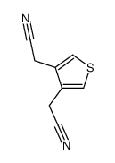 2-[4-(cyanomethyl)thiophen-3-yl]acetonitrile Structure