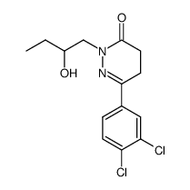6-(3,4-dichloro-phenyl)-2-(2-hydroxy-butyl)-4,5-dihydro-2H-pyridazin-3-one结构式