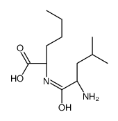 (2S)-2-[[(2S)-2-amino-4-methylpentanoyl]amino]hexanoic acid Structure
