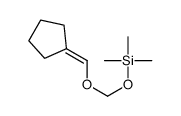 cyclopentylidenemethoxymethoxy(trimethyl)silane结构式