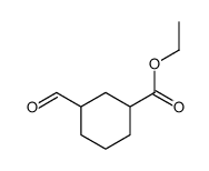 ethyl 3-formylcyclohexane-1-carboxylate结构式