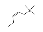 (Z)-(Pent-2-enyl)trimethylsilane Structure