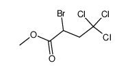 methyl 2-bromo-4,4,4-trichlorobutanoate结构式