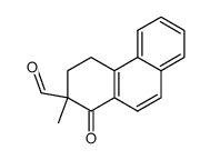 2-methyl-1-oxo-1,2,3,4-tetrahydro-phenanthrene-2-carbaldehyde结构式