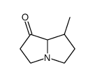 7-methyl-hexahydro-pyrrolizin-1-one结构式