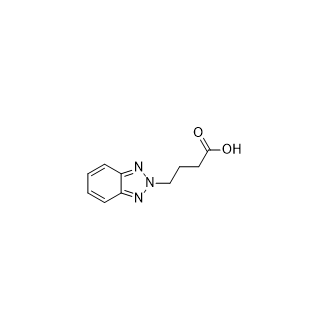 4-(2H-Benzo[d][1,2,3]triazol-2-yl)butanoic acid structure