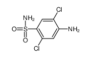 4-amino-2,5-dichlorobenzenesulfonamide结构式