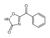 5-benzoyl-1,2,4-oxadiazol-3-one结构式