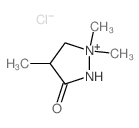 1,1,4-trimethyl-4,5-dihydro-2H-pyrazol-3-one结构式