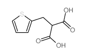 2-[(Thiophen-2-yl)methyl]malonic acid Structure