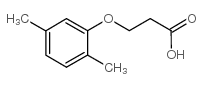 3-(2,5-dimethylphenoxy)propanoate structure