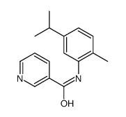 3-Pyridinecarboxamide,N-[2-methyl-5-(1-methylethyl)phenyl]-(9CI)结构式