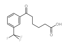 6-OXO-6-(3-TRIFLUOROMETHYLPHENYL)HEXANOIC ACID结构式